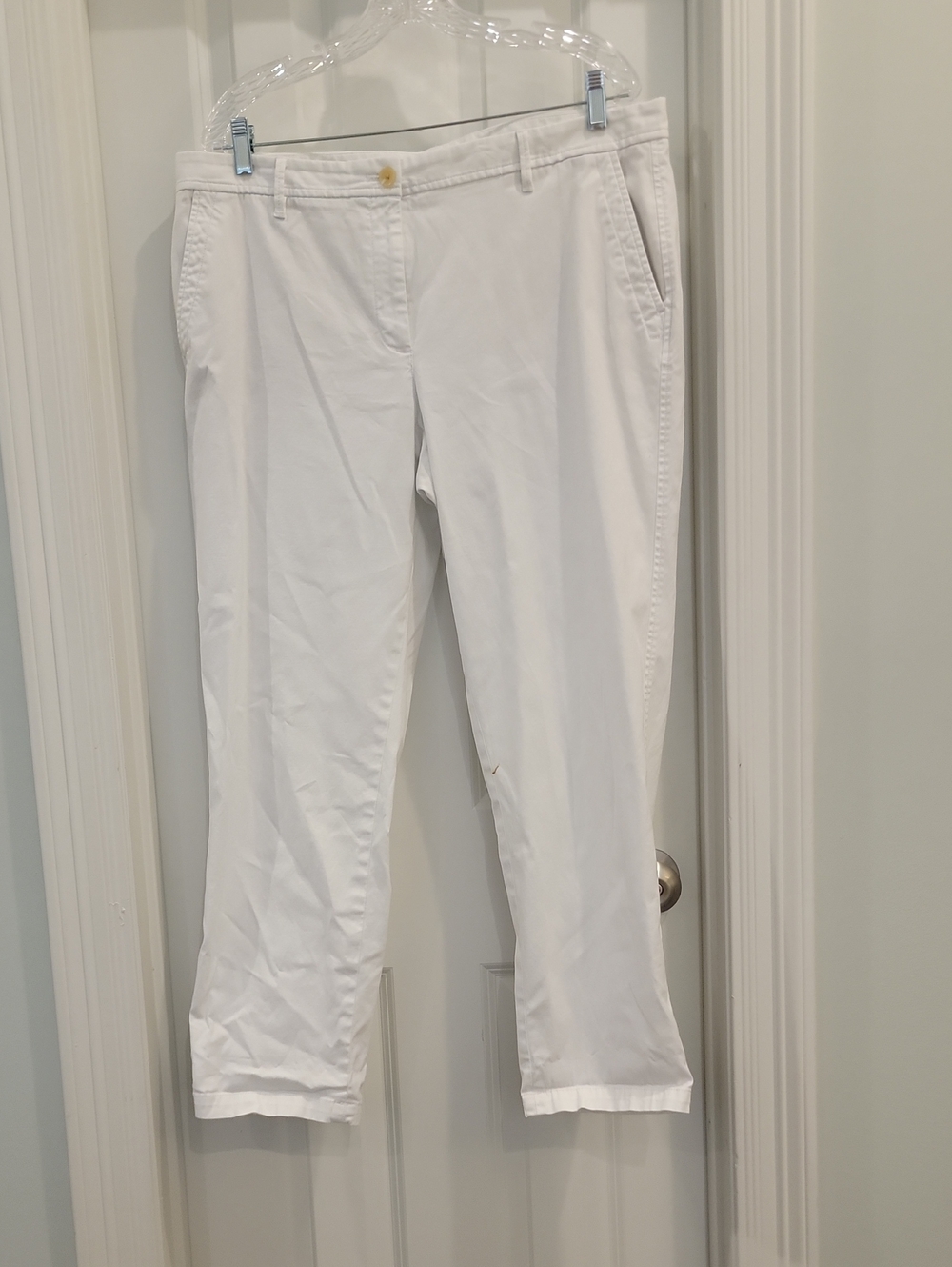 Talbots Relaxed White  Chinos